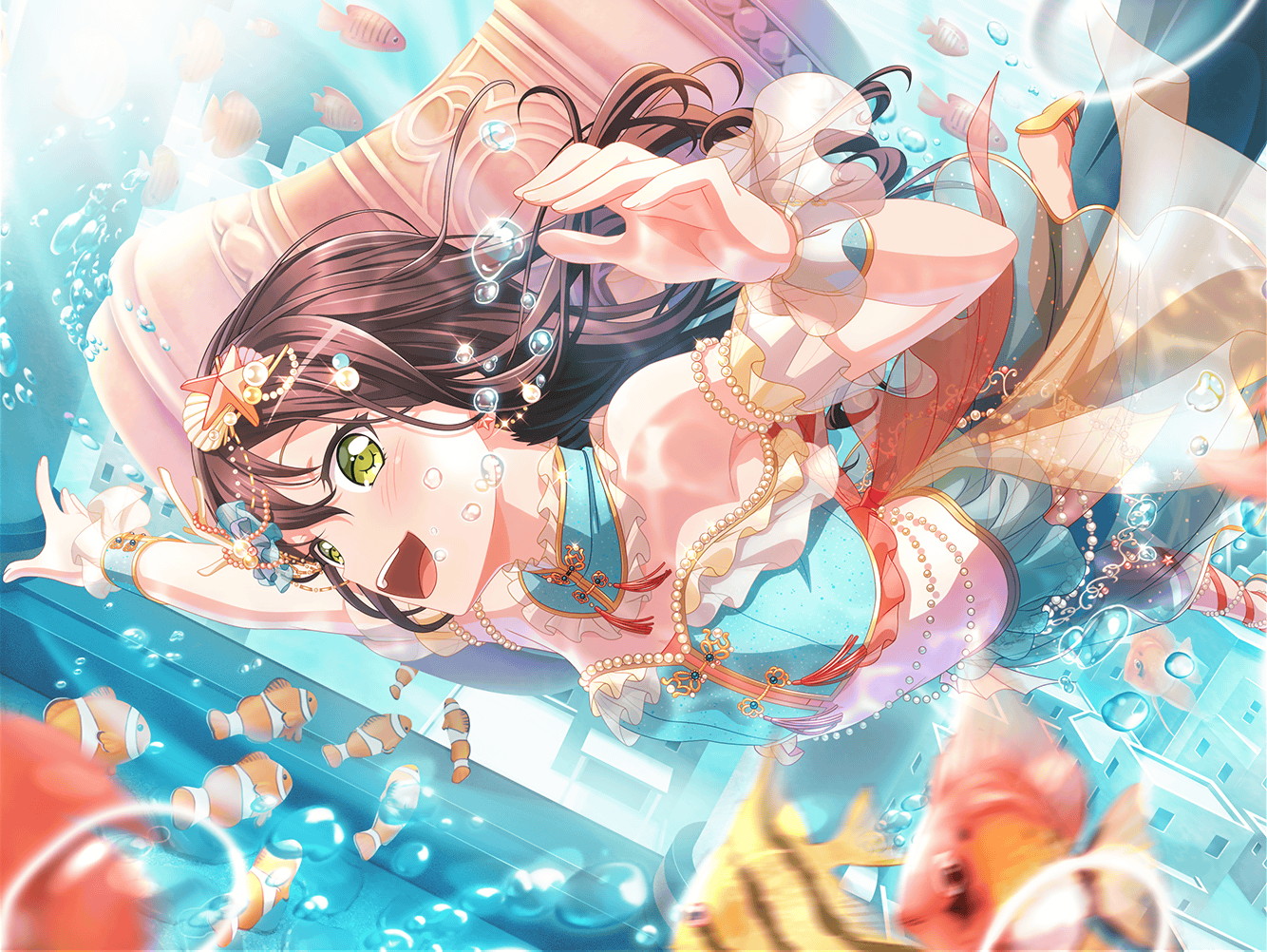 バンドリ ガルパ 4 花園たえ 人魚のお家で日光浴 のステータス スキル 画像 バンドリ ガルパ 最新情報まとめ Gamew 最強攻略 ゲーマーのためのサイト